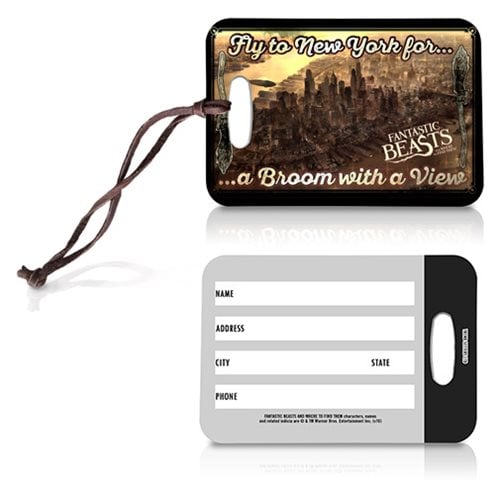 Fantastic Beasts and Where to Find Them Broom With A View Luggage Tag